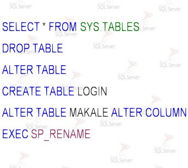 SQL Komutları